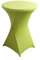 iEventStar Stretch Stehtisch Hussen Spandex Stehtischhussen Bartische Hochzeit Erstärkung im Fußbereich Rund Tischdecke für Bistrotisch Cocktail-Party (Gras-Grün, 1er Set - Ø 80-85 cm)