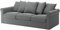 Ikea GRÖNLID 3-Sitzer-Sofa, Ljungen mittelgrau