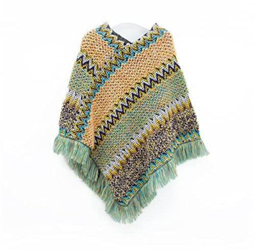 Bysonglezai Schal Damen Schals Halstuch Herren Mütze Frühling Herbst Winter Imitation Cashmere Damen Schal Winter Plaid Quaste Hochwertiger Pullover Poncho Pashmina Dicke Wickelschals Einheitsgröß
