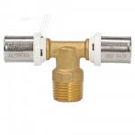 Raccord té mâle multicouche à sertir 20/27 - Ø26-3/4” - 30341-26-20 - Fixoconnect - Ayor