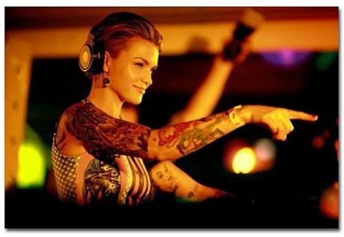 Poster Ruby Rose Poster Tv Movie Star Poster Wandkunst Bilder Leinwand Gemälde Poster Und Drucke Wohnkultur 50X70Cm Kein Rahmen