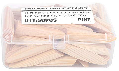 Bouchon Bois Cache Vis, Wooden Plugs Paintable Pack Of 50,Pine Trou Bouchons Poche Triton Jig Bois Dans Se Sent Howood Tendance Vis Trous 30Mm Goujons Bouchon Vis De Remplissage Remplissages