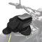 Motorrad Tankrucksack, Universal Motorrad Tank Dekorativer Rucksack Schwarz Wasserdicht Oxford Stoff Fahrrad Rucksack Magnet Navigation Satteltasche Reiten Handyhalter Tasche mit Transparent Fenster