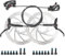 BBTISG MTB Hydraulische Scheibenbremse Set, Aluminiumlegierung Doppelkolbenbremse mit 160mm Scheibenbremsscheiben für Fahrrad, Rennrad, Mountainbike, BMX (Links Hinten, Rechts Vorne)