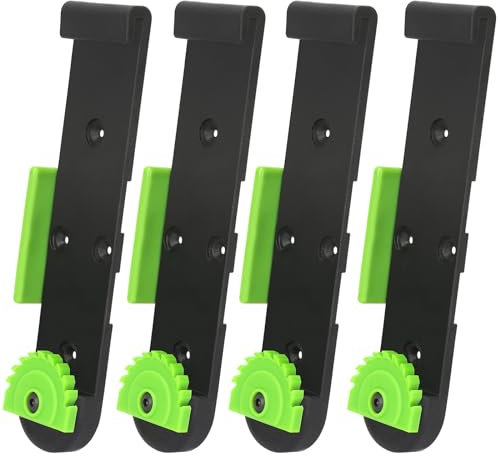 Feiyagoo Track Rack for Guide Rail, Guide Rail Holders, Track Saw Guide Rail Mount, Track Saw Guide Organizer 4 Pack