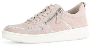 Gabor Damen Low-Top Sneaker, Frauen Halbschuhe,schnürschuhe,schnürer,Plateausohle,straßenschuhe,Strassenschuhe,Rose-Kombi,38.5 EU / 5.5 UK