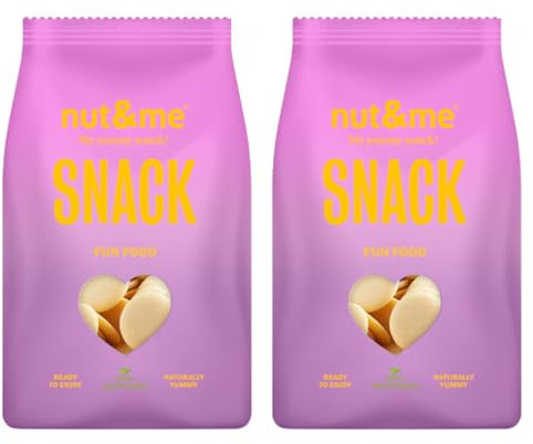 Pépites de chocolat blanc KETO 2 kg nut&me | Végétarien | Sans gluten | Sans sucres ajoutés | Sans OGM | Pack 2 x 1 kg