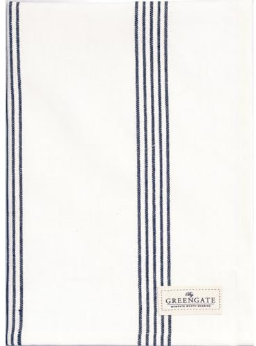 Greengate Gladys Geschirrtuch Dark Blue 70x50cm