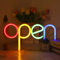 SUQ Buchstaben Lichter, LED Brief Beleuchtung, Alphabet Lampe, batteriebetrieben, beleuchtetes Schild mit Buchstaben, Nachtlichter Dekoration für Bar, Kneipe, Zuhause, Party, Hochzeit, Wand（open）