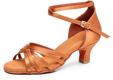 QUNUNOIRE-Latein Tanzschuhe für Damen Professionelle Tanzschuhe für Ballsaal Party Salsa Tanzübung Performance