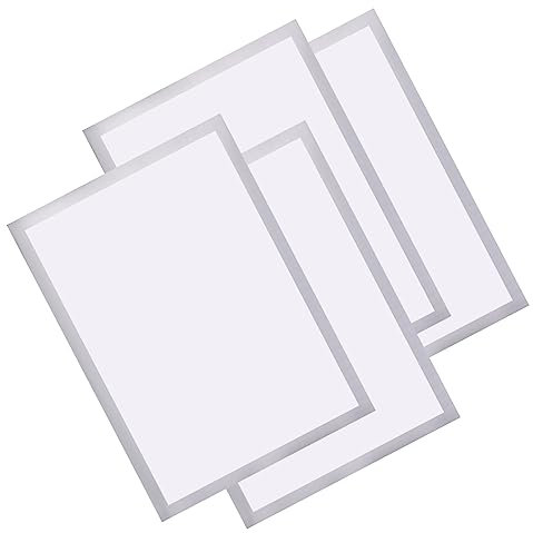 Magnetischer Fotorahmen aus Pvc, Selbstklebend, Silber