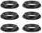 Lot de 6 joints de valve à piston en forme de L pour piscines hors sol, joints d'étanchéité pour filtre à sable, joints de moteur, joints de tuyau en caoutchouc, pièces de réparation pour pompes de