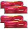【RGB DDR4 RAM】 GIGASTONE Game Turbo 64GB Kit(4x16GB) DDR4 3200MHz PC4-25600 CL 16-18-18-40 Intel XMP 2.0 AMD Ryzen 1.35V UDIMM 288pin sin búfer sin ECC PC Desktop de Memoria Alto Rendimiento-Rojo