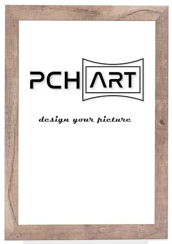 PCH[art] Bilderrahmen 'New Alaya - Wood Optics' | Holz-Farbe: Wildeiche | Größe: 30x50 | eleganter Frame für Ihre Fotos und Motive