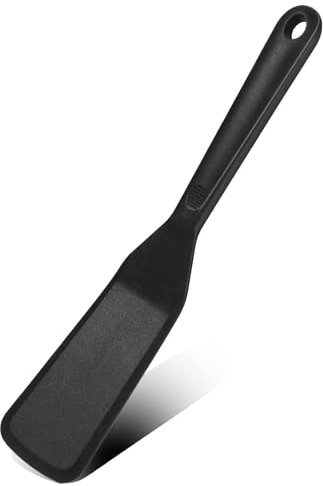 Mabor Espátula de silicona estrecha y delgada para crepé, espátula larga, resistente al calor, espátula antiadherente para cocinar huevos, hamburguesas, pizza, tortitas, filetes, tortillas