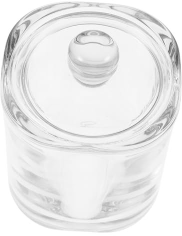 Cabilock Tarro De Vidrio Transparente Hermético Para Té Suelto y Bote Pequeño Multiusos Para Almacenamiento Fresco Hogar y Oficina