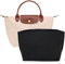 lumanothy Organisateur de sacs à main avec plusieurs poches, en feutre Longchamp, organiseur pour longchamp, polene, mommy, sac de courses, Noir, L