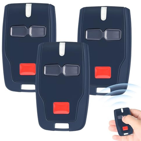 Telecomando Cancello,Set di 3 telecomandi per BFT MITTO2 - Mitto2 M 2 canali 433 MHz Rolling Code per cancelli automatici