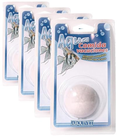 Arquivet Nourriture pour Poissons Pendant Les Vacances 50 g - Aliment Complet d'Aquarium - pour 10-15 Poissons - Durée de 12 à 18 Jours