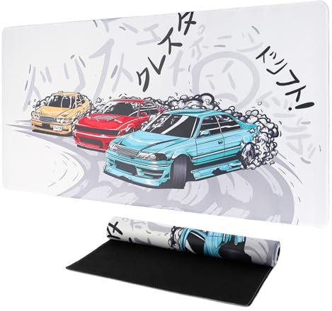 GmeDhc Desk XXL Mouse Mat Large Car Mouse Pad Gaming Laptop Mat