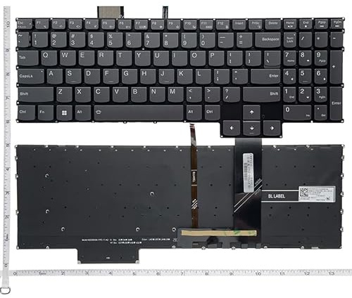 WLWOZMD Keyboard For Lenovo for Legion 5 Pro 16IAH7 16IAH7H 16ARH7H 15IAH7H R9000P Y9000P IRX8 ARX8 IRX8H ARX8H 2023 English laptop(Black)