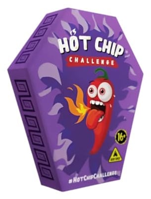 HOT CHIP Challenge – Der ultimative scharfe Snack | 67 g | Extra scharf & würzig | Perfekt für Mutproben, Partys & Challenges