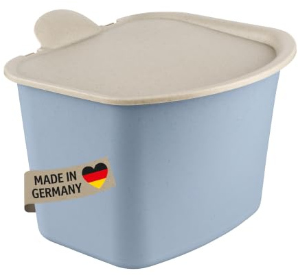 Koziol BIBO Biomülleimer 3 l mit Deckel Küchenabfalleimer Komposteimer | robust, langlebig, kompakt, spülmaschinengeeignet, Made in Germany