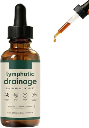 Gouttes de drainage lymphatique lymphatique, gouttes de bien-être lymphatique, soutien du système lymphatique, rapide et efficace, mélanges de plantes naturelles, convient pour les femmes et les