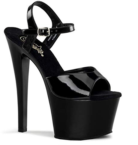 Pleaser SKY-309 Blk Pat/Blk UK 5 (EU 38)