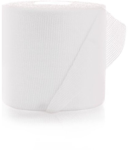 Horn Medical Horn-Haft fein color - Kohäsive Fixierbinde, weich, rutschfest, hautverträglich, selbsthaftend, Weiß (8 cm x 20 m)