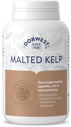 Dorwest Herbs Malted Kelp Tablets for Dogs and Cats 200 Tablets