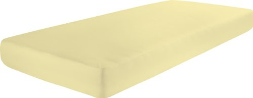 Dormisette Q186 Biber-Spannbetttuch Größe 90/190 bis 100/200 cm für Matratzen bis ca. 22 cm Höhe, vanille