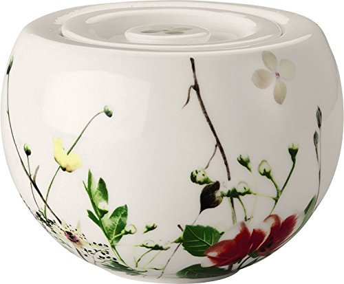 Rosenthal Brillance Fiori Selvatici Zuccheriera, Porcellana di Osso, Multicolore, 11 x 11 x 8 cm