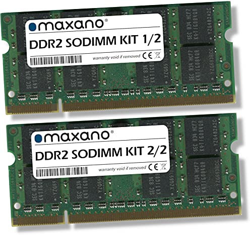 Maxano Memorycity - Kit memoria RAM da 4 GB (2 x 2 GB) per Acer Extensa 5230E (DDR2 800 MHz SODIMM)