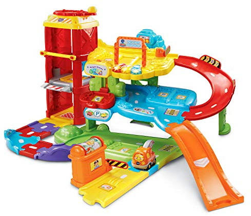 VTech Go! Go! Smart Wheels Park and Learn Deluxe Garage (Frustration Free Packaging), Multicolor