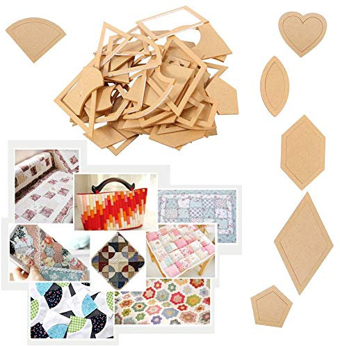 Acryl Vorlage 54 Stk. Quilten Vorlage mehrfach geformte Acryl Quilt Schablone Vorlage DIY Tool zum Quilten