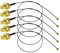 DollaTek 5Pcs 20cm / 7.8 U.FL Mini PCI zum Verpolen SMA Pigtail Antenne WiFi Kabel IPEX zum SMA Pigtail Kabel WiFi Adapter FPV Antennen Transmitter - Äußere Spirale Innenloch