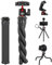 ULANZI Camera Tripod, Mini Flexible Tripod Stand with Hidden Phone Holder w Cold Shoe Mount, 1/4'' Screw for Magic Arm, Universal for iPhone 11 Pro Max XS Max X 8 7 Samsung Canon Nikon Sony Cameras