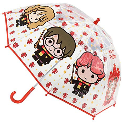 CERDÁ LIFE'S LITTLE MOMENTS- Paraguas Transparente de Harry Potter - Licencia Oficial Warner Bros, Dibujos Animados, Color (2400000551)