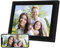 AEEZO WiFi Digitaler Bilderrahmen 10 Zoll Touchscreen FHD 2K Display Smart Fotorahmen mit 16 GB Speicher, einfache Einrichtung zum Teilen von Fotos und Videos, Automatische Drehung (schwarz)