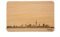 Brotzeitbrett Hamburg Skyline | Frühstücksbrettchen aus Buche | Holz Schneidbrett | Hamburg Souvenir | Frühstücksbrett (Standard S (22x14x1cm), 1. ohne persönlicher Gravur)