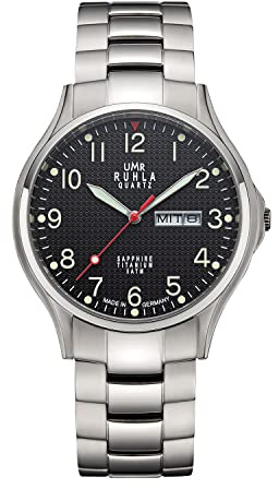 UMR RUHLA-Classic 90406, Armbanduhr, Herren, Quarz, Titan, 5 bar