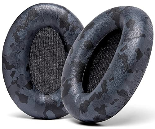 WC Wicked Cushions Cuscinetti di ricambio extra spessi compatibili con le cuffie Sony WH-1000XM3 - Nero Camo