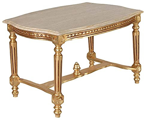 Kaffeetisch Barock Tisch Gold Wohnzimmertisch Antik Couchtisch Sofatisch cat199 Palazzo Exklusiv