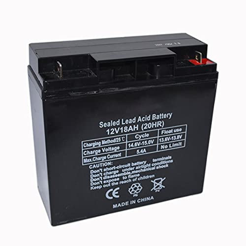 12V 18AH Battery Sealed Storage Batteries Lead Acid Rechargeable for Loudspeaker Volume gate Toy car