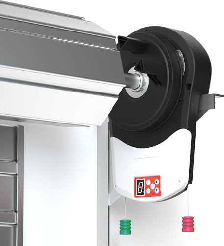 Bulipu Automatischer Rollentüröffner Garage Leistungsstarker 1000N Motor Garage 22m² Rolling OZ