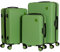CABIN GO 5513 - Set di 3 valigie - bagaglio a mano da 55 cm, valigia media da 65 cm, valigia grande da 76 cm, in ABS rigido