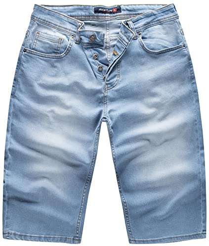 Rock Creek Herren Shorts Jeansshorts Denim Short Kurze Hose Herrenshorts Jeans Sommer Hose Lang Bermuda Hose RC-2359 Blau W38