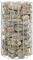 ZHOUMIN Parterre surélevée en gabions en spirale pour herbes, parterre surélevée dans le jardin, jardinière, pierres de plantation, rondes, acier galvanisé Ø 30 x 50 cm
