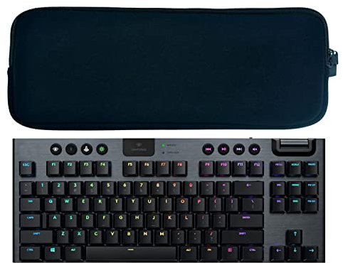 KOSTOO Neoprene Carry Case Sleeve Bag with Zipper for Logitech G915 TKL Tenkeyless Lightspeed RGB Mechanical Gaming Keyboard